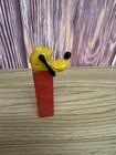 Vintage Walt Disney Pluto Pez Dispenser Red Stem - No Feet