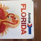 Vintage Original 1970 Amtrak Travel Poster Florida By David Klein 39 5    Flamingo