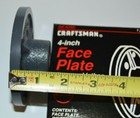 Sears 4-inch Face Plate 9-2489 Craftsman Lathes 3 4  Bore X 16 T p i  92489 New 