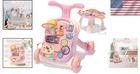 3-in-1 Pink Baby Walker   Activity Center For Girls  Safe   Fun Learning Toy