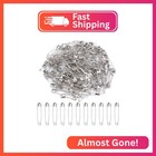 Xkdous 2 2 Inch Large Safety Pins 200 Pcs Silver Pins Bulk Heavy Duty For Clothe