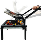 Rotatable Camping Bbq Grill Portable Outdoor Charcoal Grill With 360   Rotating