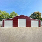 42 x30 x13  Metal Garage Shed Barn Outdoor Storage Heavy Duty Galvanized Steel