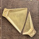 Vintage Brass Dustpan   Crumb Tray Set     Mid-century Modern Style