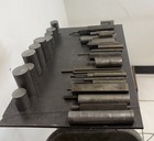 12l14 Steel Short Bar Lot     Round hex square     90 Pcs     27 45 Lbs     Cnc Machine