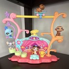 Littlest Pet Shop  Tricks N Talent Show Lot W 5 Pets  Open Mouth Collie Lps