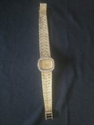 Lucien Piccard Women   s Quartz Dress Watch Gold Square Roman Dial W  Box