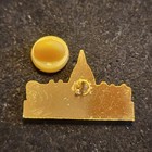 Washington Dc Capitol Souvenir State Lapel Pin Hat Vest Tie Tack Resin Gold Tone