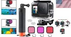 60m Waterproof Gopro Hero 9-13 Case With 3-pack Dive Filters   Floating Grip