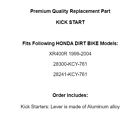 For Honda Xr400r Xr 400r Xr400 R 1999-2004 Kick Start Lever   28300-kcy-761