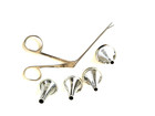 4pc Set Ear Speculum Micro Alligator 3  Ent Surgical Nasal Instruments