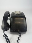 Automatic Electric Rotary Dial Wall Mount Phone Black Vintage Telephone