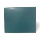 Hermes Paris Reversible Blue Black Colorblock Leather Mouse Pad