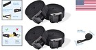 Adjustable 4 Pack Cam Buckle Tie Down Straps - 550lb Capacity For All Vehicles