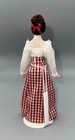 Miniature Dollhouse 1 12 Scale Porcelain Doll - Teacher clerk lady woman - Pt10