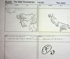 The Wild Thornberrys 1998 John Fountain Signed Hand Drawn Storyboard Page  iz