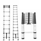 10 5ft Aluminum Extension Telescoping Heavy Duty Lightweight Step Ladder 330lbs