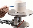 Electric Pottery Wheel 20cm Stainless Steel 0-120 Rpm Foot Pedal Ceramic Machine