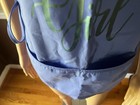 Adar Unisex Medical Apron Smock Blue Solid W  Pockets Side Ties