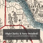 Old Map Of Idaho 1893 - Vintage Idaho Art
