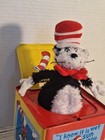 Schylling Dr  Seuss Cat In The Hat Jack In The Box Tin Toy Musical Wind Up