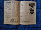 1933 Boston Bruins Vs New York Rangers Program Boston Garden Ex Condition Clean
