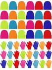 48 Pcs Kids Winter Beanie And Gloves Set