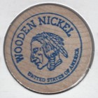 The Bleachers Sports Lounge  Island Park  New York  Indian Head Wooden Nickel