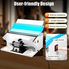 Benchtop Polishing Buffing Machine Jewelry Polisher Dust Collector W  Light 200w