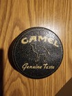 Camel Round Collectible 4  Tin - Black   Gold -  genuine Taste  - 1994 Vintage