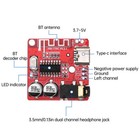 5pcs 3 7v-5v Mini Bluetooth 5 1 Audio Receiver Mp3 Decoder Amplifier Module