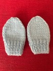 New Hand Knitted Baby Mittens 0-3 Months