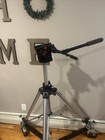 Manfrotto bogen 516 Pro Fluid Head W 3068 Tripod And 3067 Wheeled Dolly  Read 