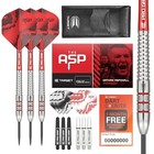 Tungsten Steel Tip Darts Set 23g 52mm Barrel 3 Barrels 6 Shafts 9 Flights Wallet
