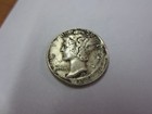1945 Mercury Dime Mint Error  struck 15  Off-center 