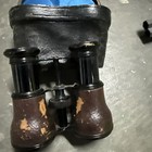 Vintage Antique Lemaire Fabt Paris Opera Glasses Binoculars Leather