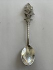 Rose Flower Flowers Sterling Vintage Souvenir  Spoon Collectible