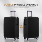 Travel Luggage Cover Suitcase Protector Scratch 30-31 Inch Black_pocket