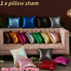 1pc Shiny Sequin Cushion Cover Pillow Shams Square Pillowcase Club Docer