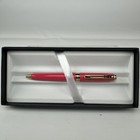 Sheaffer Prelude Pink W  Gold Trim Ballpoint Pen Blk Ink  W  Gift Box N2980951