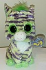Ty Beanie Boos Wild The Zebra  justice Exclusive  6  New Mwmts Plush Stuffed Toy