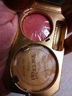 Vintage  Melba Hammered Finish Compact  looks Unused      Powder Blush Lipstick