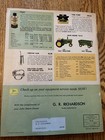 Vintage John Deere Advertising Catalog  -new Gen  Tractor Parts - 1966