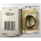 2 Le Bouton Gold D-rings 2 Packs Of 4 Each  8  Total Size 1  New Vn
