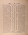 Dated 1857 Map Of The State Of Pre-war Virginia By J  H  Colton    15x18 - 12
