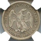 1875-cc Seated Liberty Twenty Cent Piece  Ngc F-15  Great Looking Rare Cc Coin 