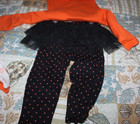New Carter s Halloween Girls Outfit Size 9 Months Shirt   Tutu Pants - Ys9-9