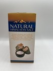 Lot Of 2 Hand Carved Natural Himalayan Salt Night Light   10610 New