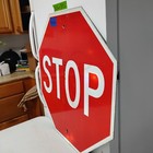 Stop Sign 30  Authentic Retired Street Traffic Road Sign Lot 12-507