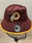 Rare New Era Washington Redskins Nfl Adult One Size Beach Bucket Hat Nwt